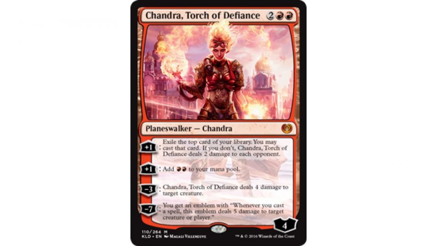 MTG Planeswalkers - Magic The Gathering card artwork for the planeswalker Chandra, Torch of Defiance