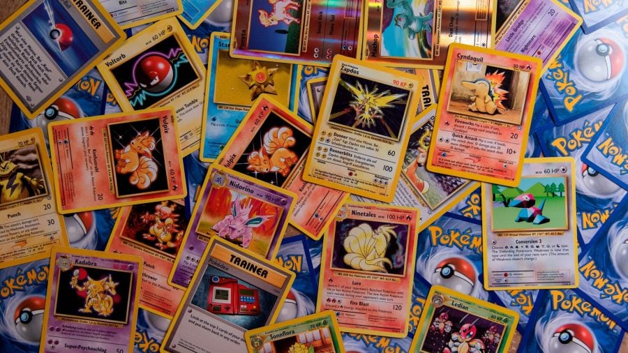 Photo of pokemon cards shuffled on a table - credit Thimo Pedersen / Unsplash