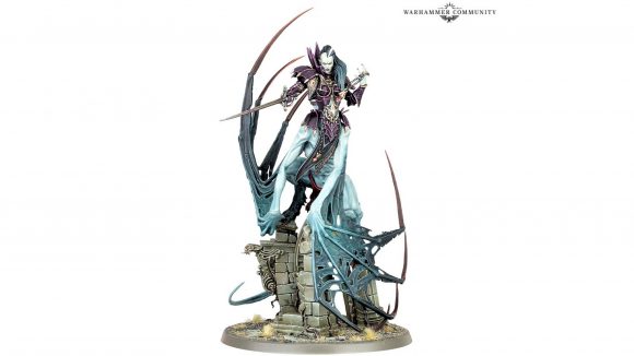 Photo of the new Soulblight Gravelords Lauka Vai miniature for Warhammer Age of Sigmar