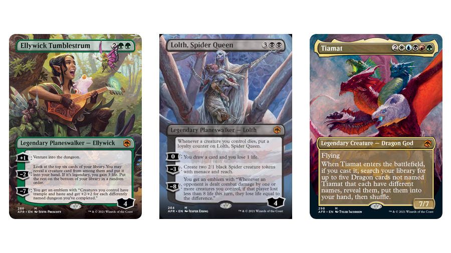 Magic: The Gathering Adventures in the Forgotten Realms extended cards