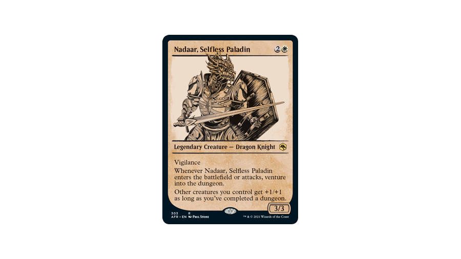 Magic: The Gathering Adventures in the Forgotten Realms Nadaar selfless paladin