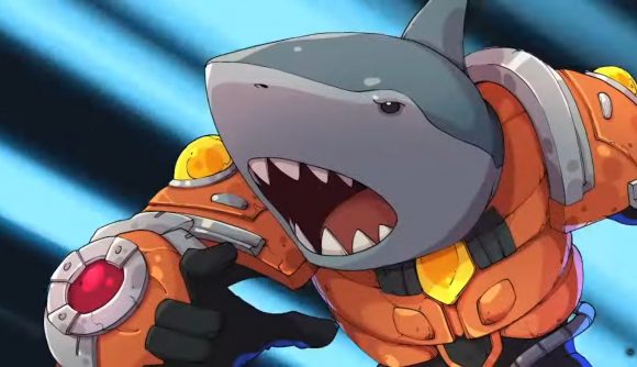 Mantic Games TimeSplitters 2 shark character from OverDrive