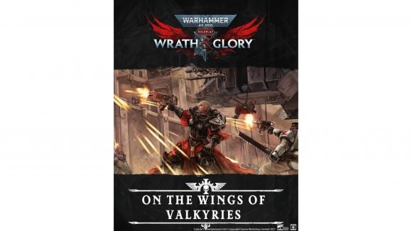 Warhammer 40K RPG Wrath and Glory full front cover art showing Sister of Battle