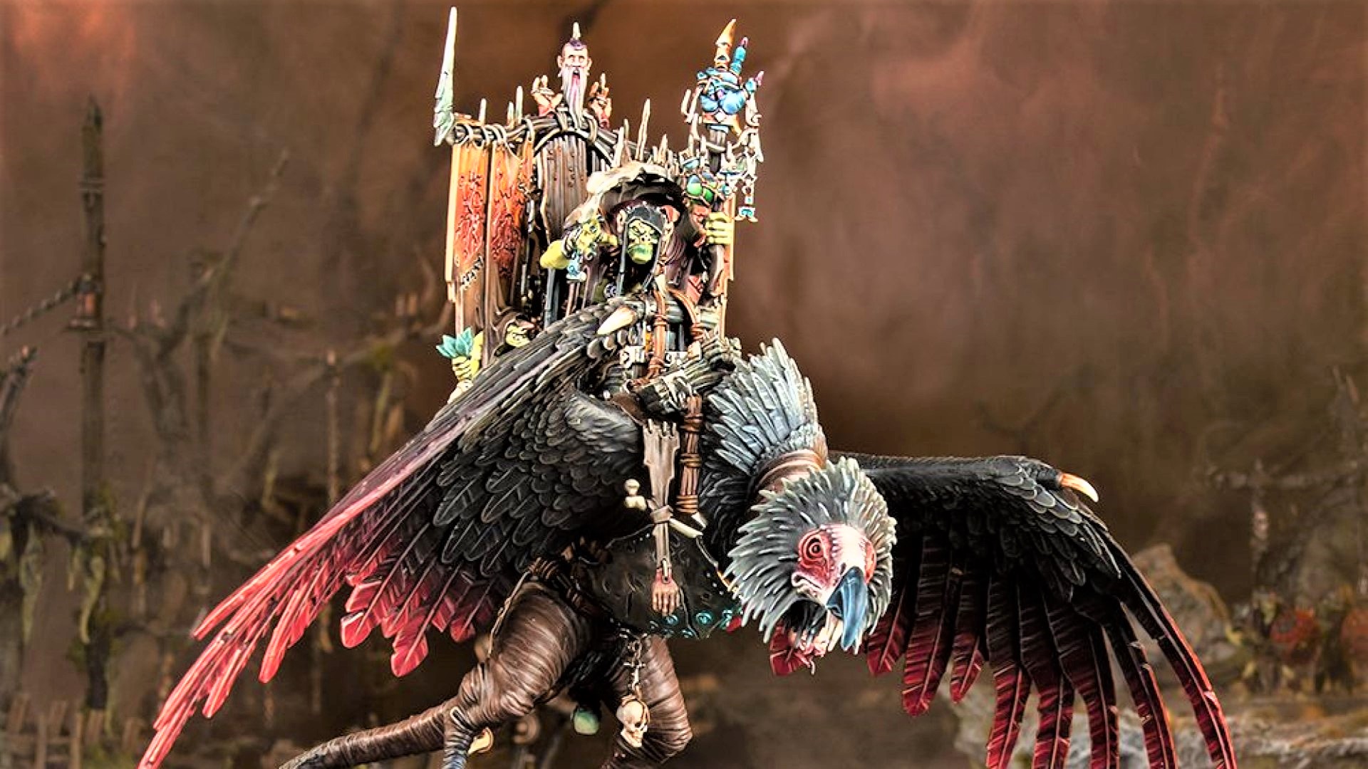 Age of Sigmar: Kruleboyz boss Gobsprakk rides a giant vulture | Wargamer