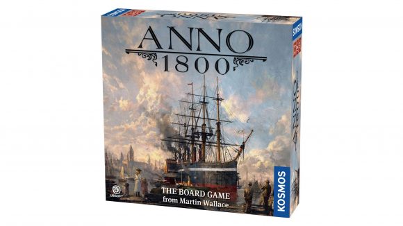 Anno 1800 expansion board game box cover
