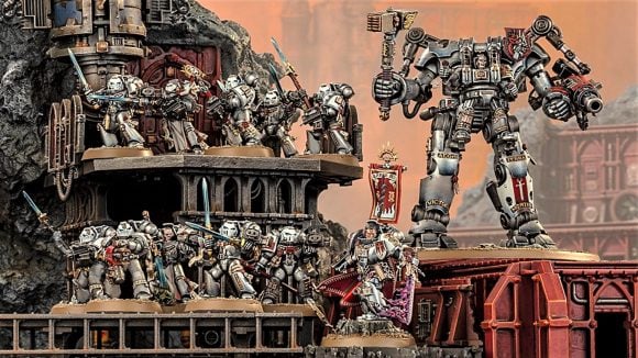 Warhammer 40k Hexfire Battlebox release date Warhammer Community photo showing included Grey Knights models