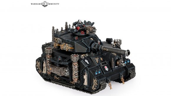 Warhammer 40k Sisters of Battle Combat Patrol Box preorder Warhammer Community photo showing the new Castigator tank