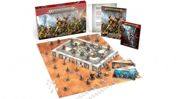 Warhammer Age of Sigmar 3rd edition starter sets Harbinger photo of included models and parts