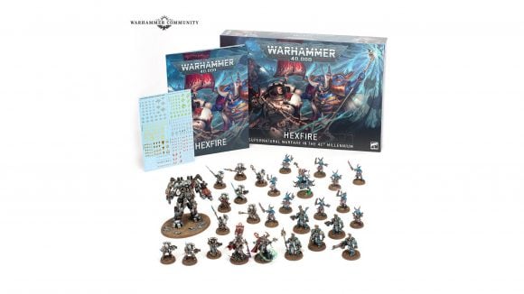 Warhammer 40k Hexfire battlebox with rules and miniatures