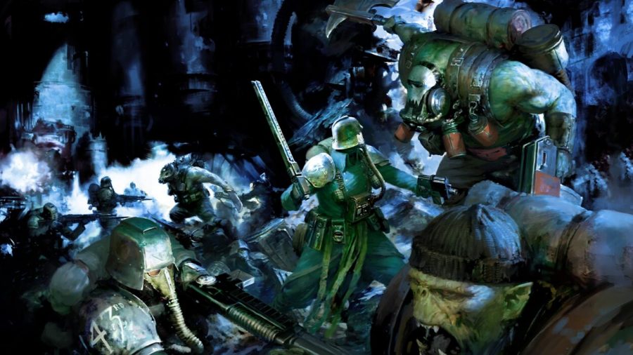 Warhammer 40k Kill Team Octarius review Warhammer Community artwork showing Krieg troopers fighting