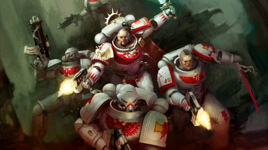 Warhammer 40k Kill Team Octarius review Warhammer Community artwork showing White Scars Space Marines fighting