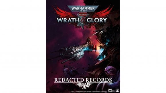 Warhammer 40k Wrath and Glory Redacted Records expansion book cover artwork