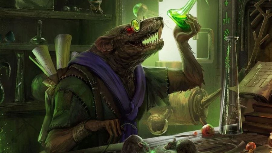 Warhammer Age of Sigmar Skaven faction guide Games Workshop artwork showing a skaven alchemist