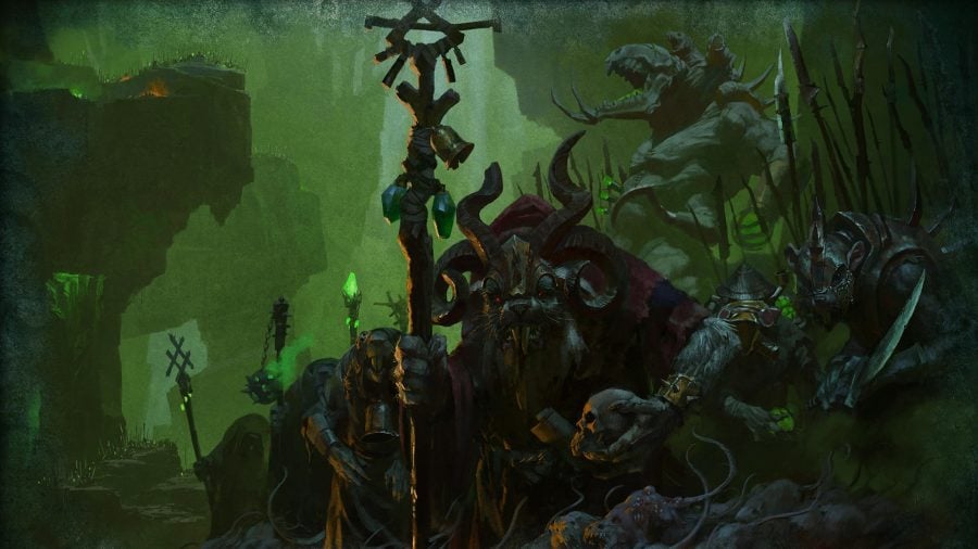 Warhammer Age of Sigmar Skaven faction guide Games Workshop artwork showing a grey seer
