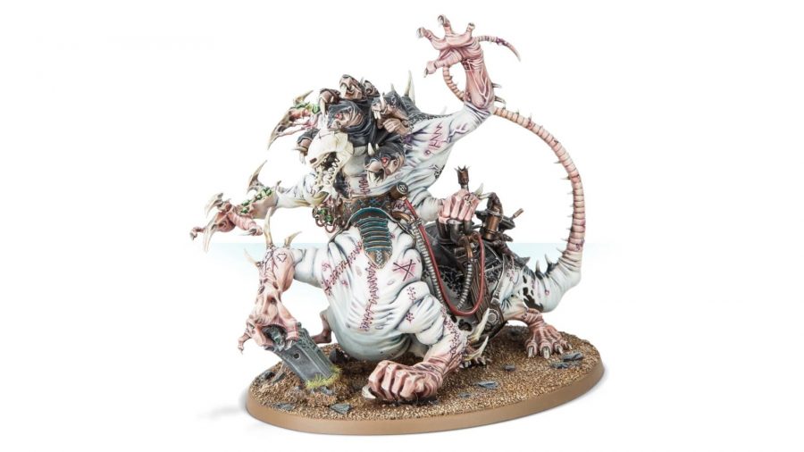 Warhammer Age of Sigmar Skaven faction guide Games Workshop photo showing the hell pit abomination model