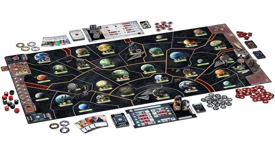 2-player board games Star Wars: Rebellion board and miniatures