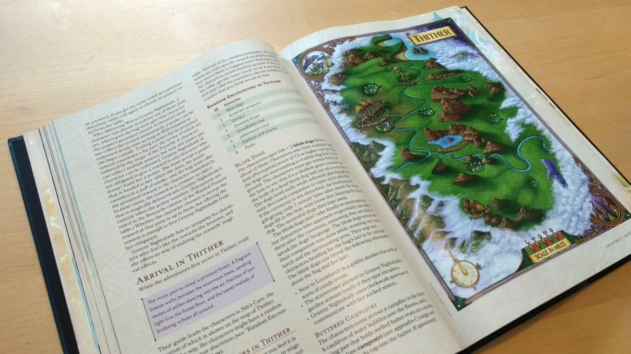 Dungeons and Dragons The Wild Beyond the Witchlight Thither map