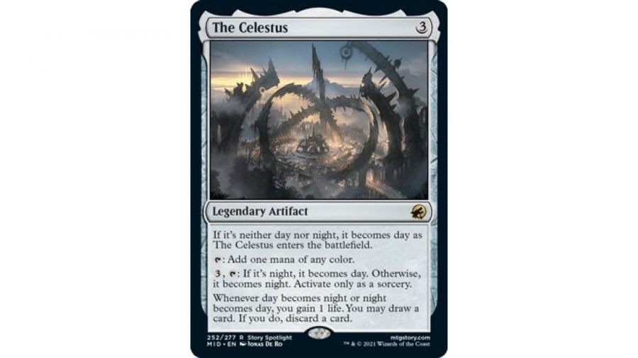 Magic: The Gathering Innistrad Midnight Hunt spoilers of the weekend - The Celestus card art