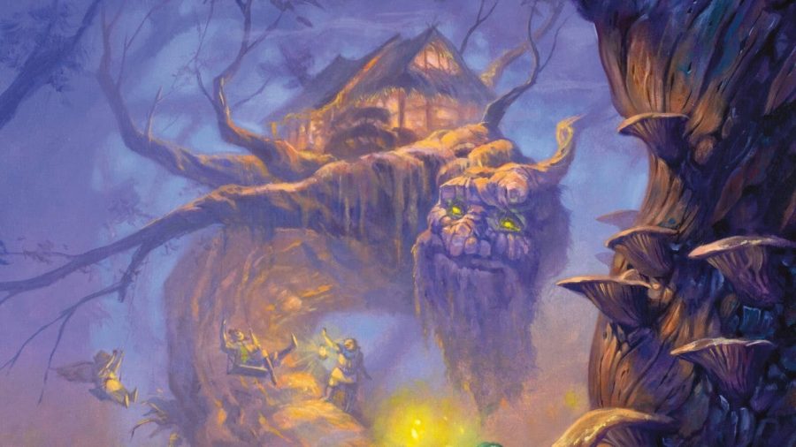 The Wild Beyond the Witchlight release date a Treant with a treehouse on its back