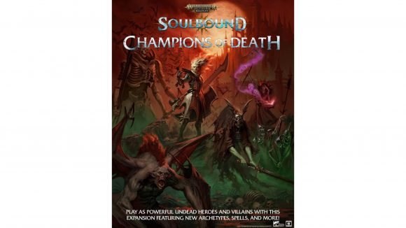 Warhammer Age of Sigmar Soulbound Soulblight Gravelords archetypes expansion - Cubicle 7 cover artwork for the Champions of Death book