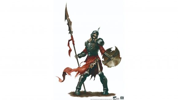 Warhammer Age of Sigmar Soulbound Soulblight Gravelords archetypes expansion - Cubicle 7 artwork showing a Grave Guard