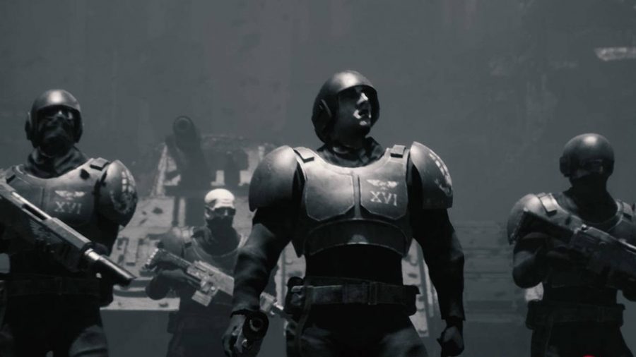 Warhammer+ future is bright - Warhammer Community Angels of Death screenshot showing guardsmen