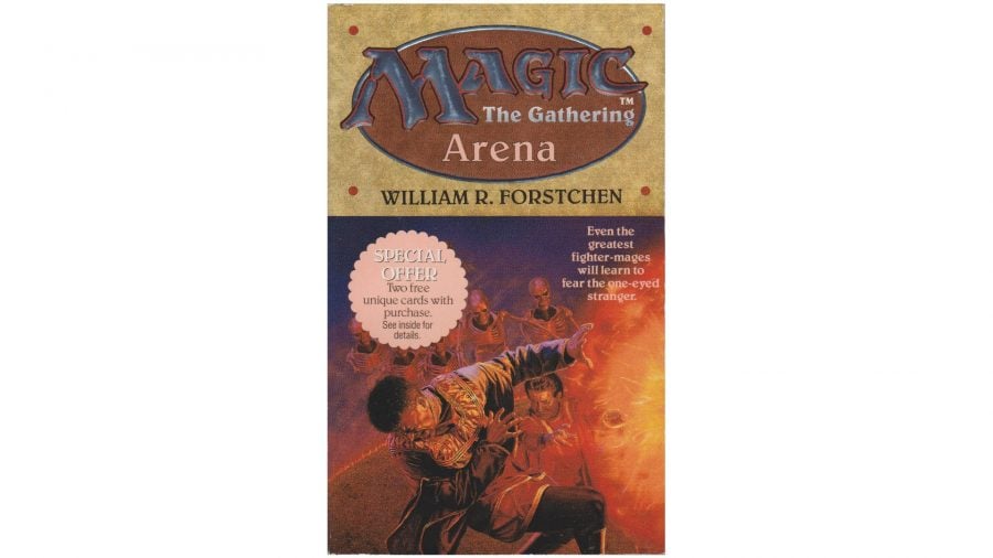 MTG books Arena cover art showing a mage casting a spell