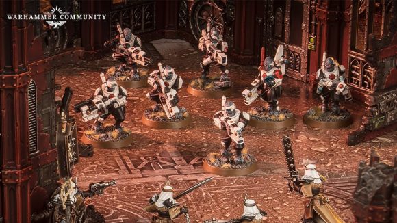 Warhammer 40k T'au Codex release date a squad of Pathfinders