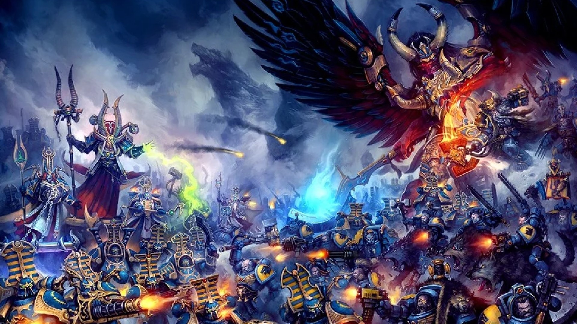 Magnus the blue : Warhammer40k  Games workshop, Warhammer 40k, Warhammer