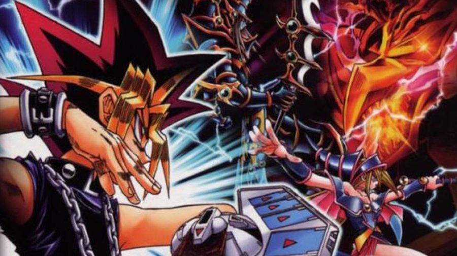 Best Yugioh games guide - box art from Yugioh Nightmare Troubadour videogame showing Yugi