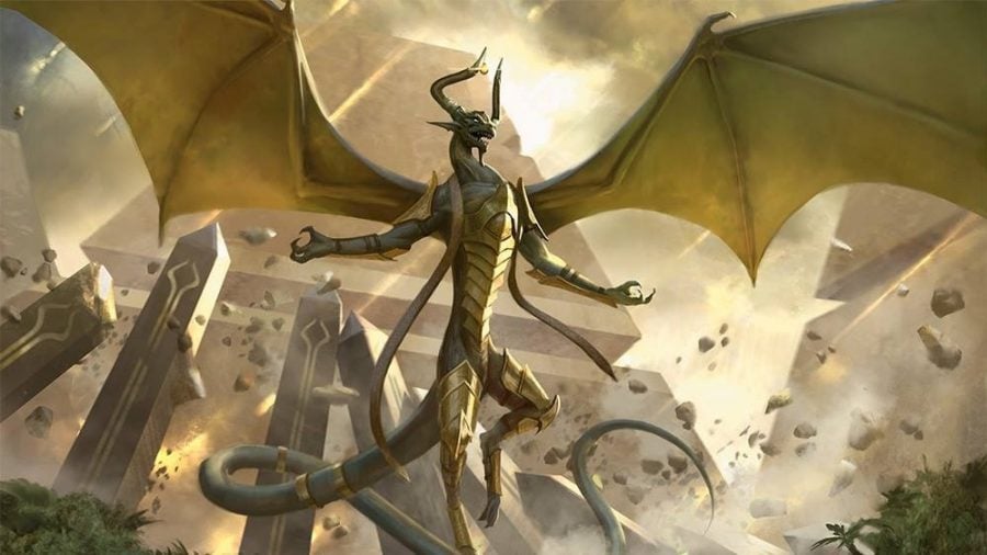 Magic: The Gathering Reserved List is doomed - Wizards of the coast card art showing the dragon planeswalker Nicol Bolas