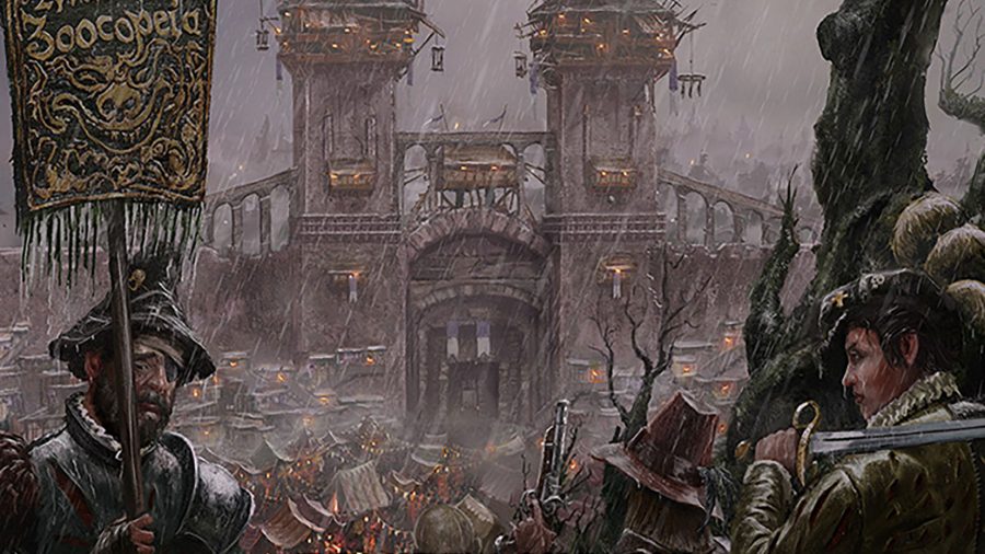 Warhammer Fantasy Roleplay The Enemy Within the gates of a bleak city in the Empire