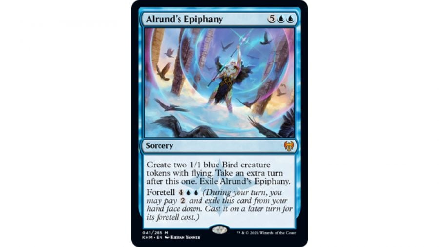 The best Magic: The Gathering cards of 2021 - Wizards of the Coast artwork from the card Alrund's Epiphany