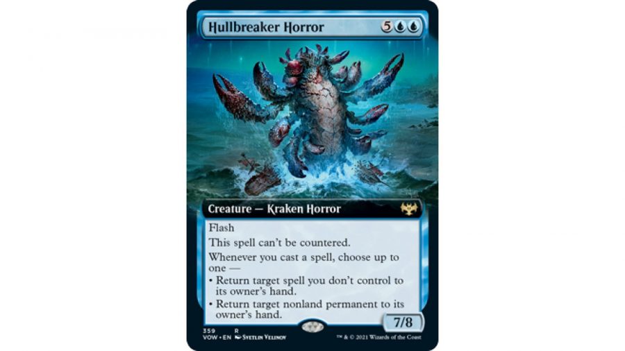 The best Magic: The Gathering cards of 2021 - Wizards of the Coast artwork from the card Hullbreaker Horror