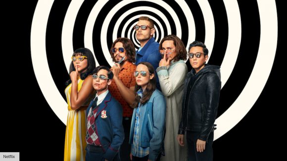 The Umbrella Academy board game release date - Netflix photo showing the series cast