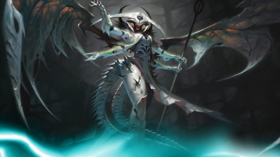 Best MTG Commanders - Wizards wallpaper showing Atraxa, phyrexian angel horror