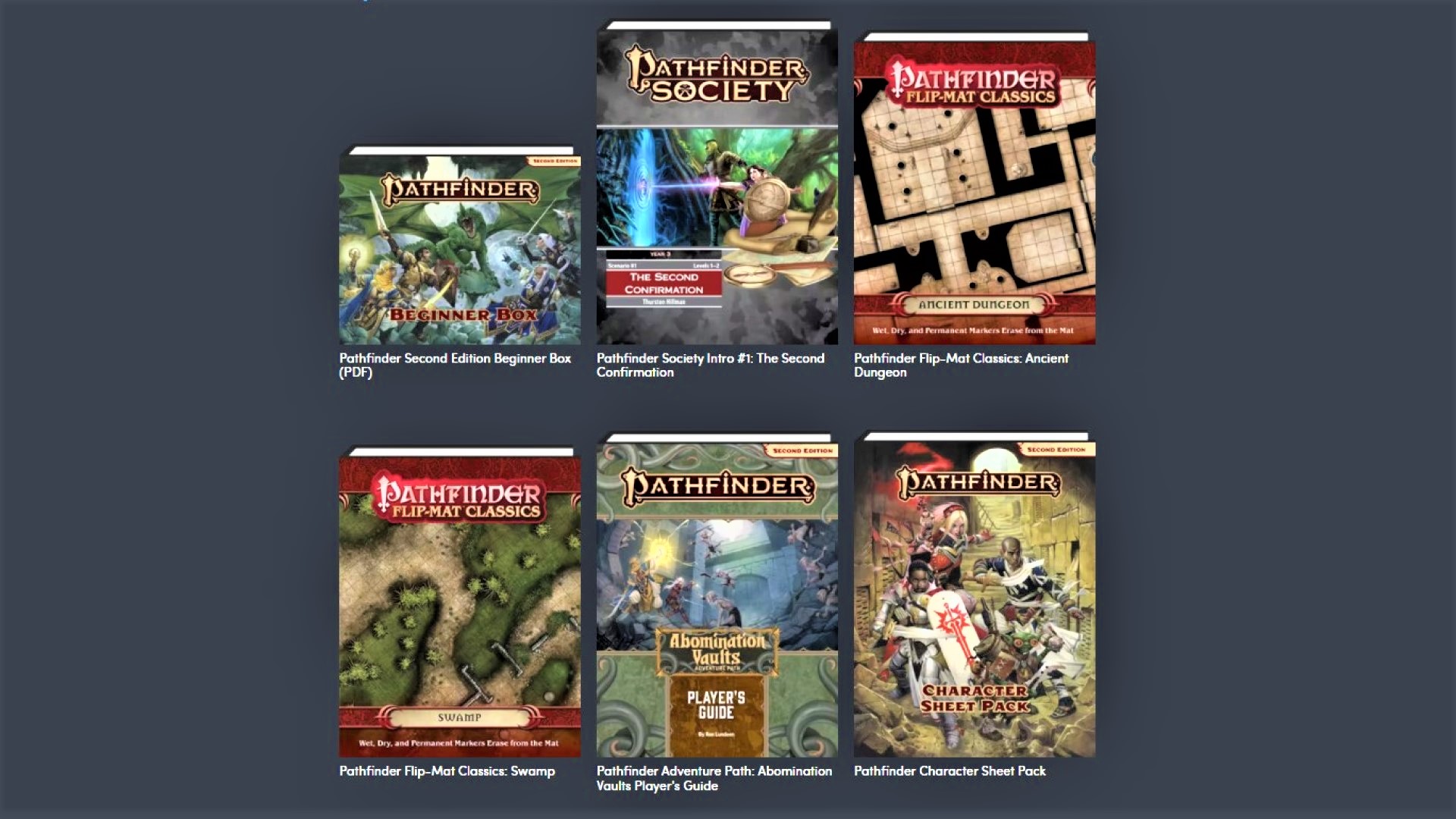 Pathfinder First Edition Character Options Book Bundle - Humble Bundle  Partner Blog - Medium