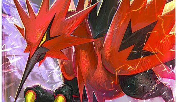 A Galarian Zapdos taken from Pokémon TCG: Sword & Shield Chilling Reign art.