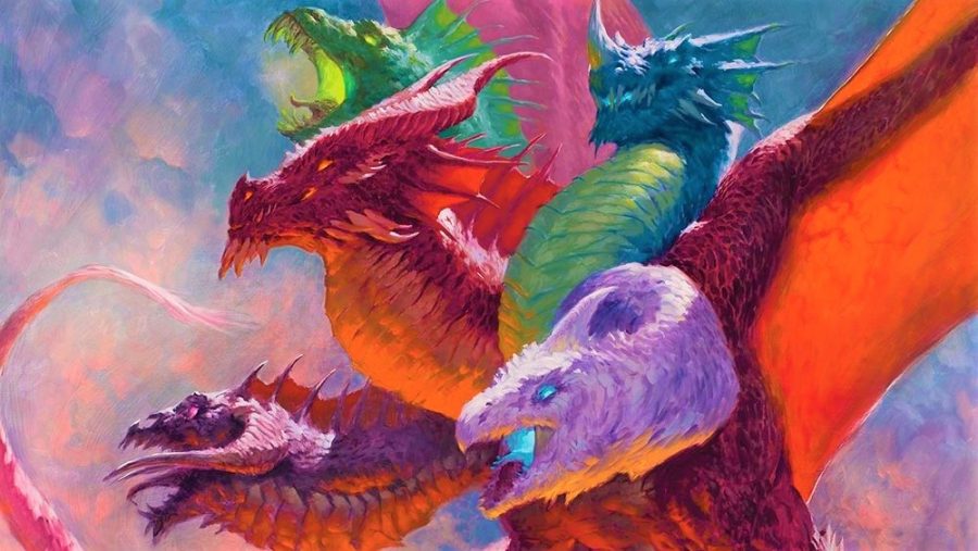 dnd dragons tiamat illustration