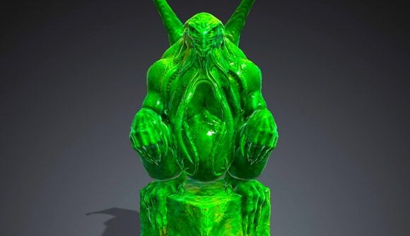 Chaosium NFTs suspended Call of Cthulhu jade idol VeVe promo graphic