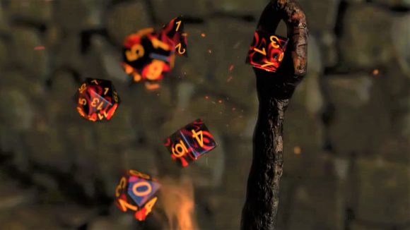 Dark Souls RPG Weapons Announced Teaser Trailer Dice Graphic