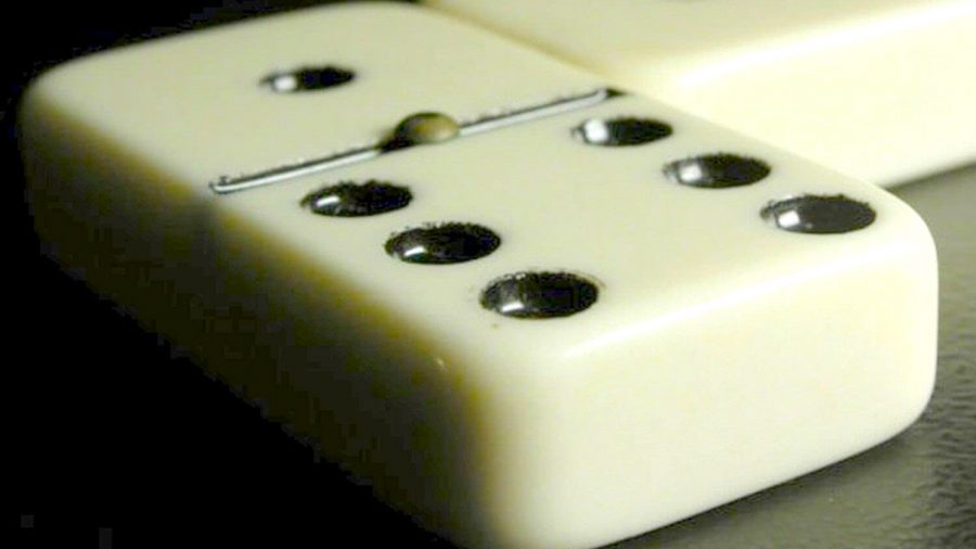 How to play dominoes domino train closeup photo