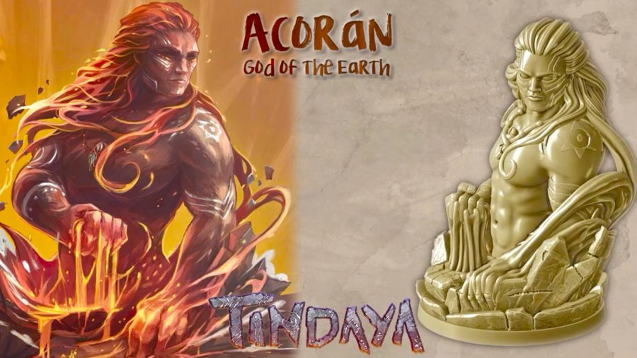 Tindaya interview Acoran miniature and illustration trailer image
