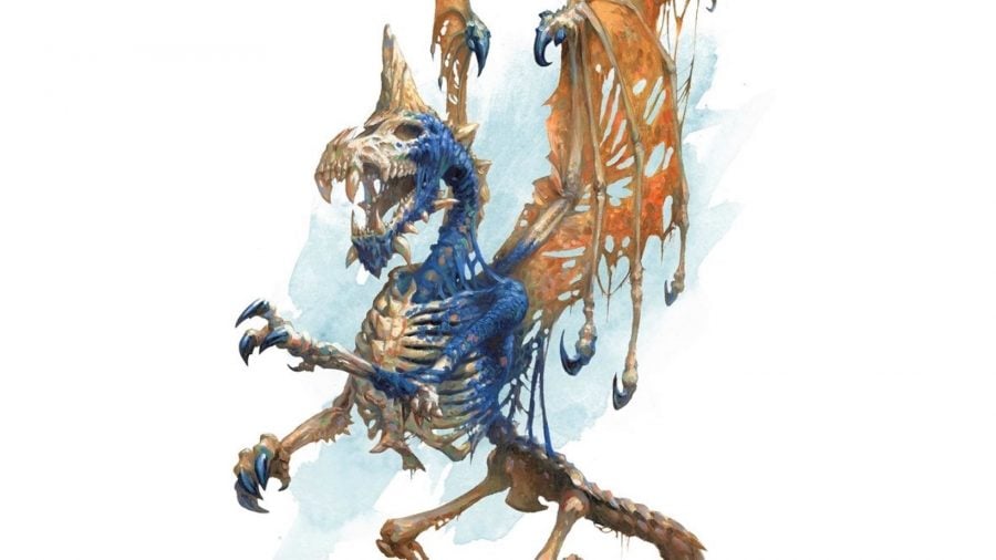 dnd dragons dracolich illustration