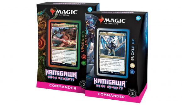 The commander decks for MTG Kamigawa Neon Dynasty: buckle up and upgrades unleashed