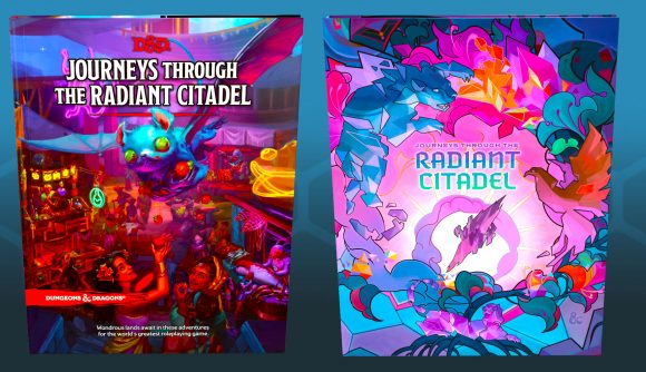 DnD Journeys through the Radiant Citadel - book and alternative cover