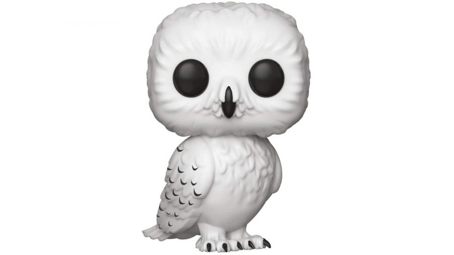 A Harry Potter Funko Pop of Hedwig