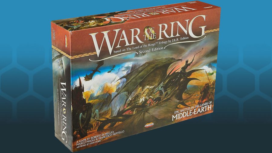 Lord of the Rings baord games - War of the Ring 2e box art