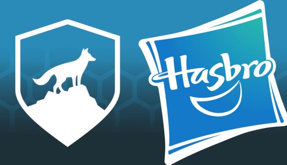 DnD Hasbro shareholder letter - Hasbro and Alta fox logos, blue and white