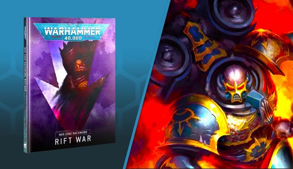 Warhammer 40k War Zone Nachmund Rift War - book and Chaos Space Marine